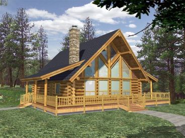  Cabin House Plans on Log Home Plans   Log Cabin House Plans     The House Plan Shop