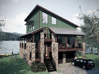 lakefront home plan