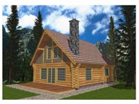 Log Cabin House Plan