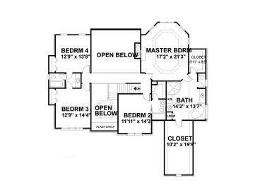 2nd Floor Plan, 007H-0109