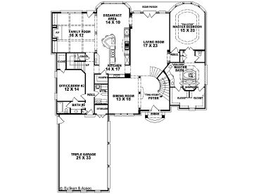 1st Floor Plan, 006H-0131