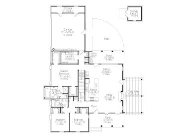 1st Floor Plan, 042H-0040