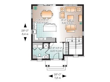 1st Floor Plan, 027H-0220