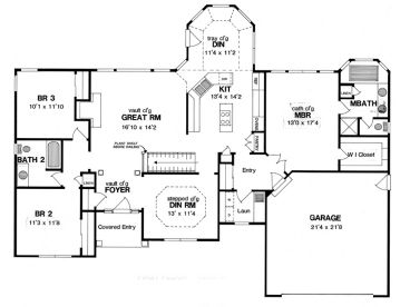 Floor Plan, 014H-0011