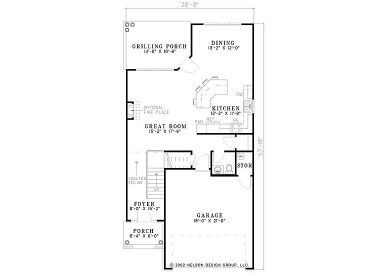 1st Floor Plan, 025H-0131