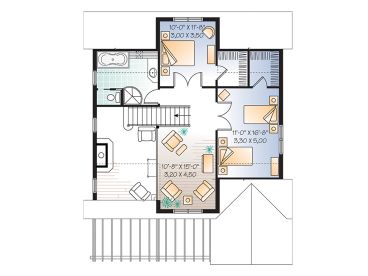 2nd Floor Plan, 027H-0117