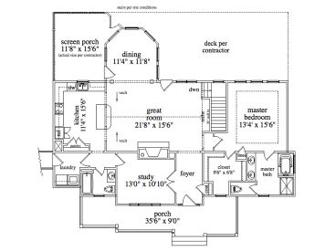 Floor Plan, 053H-0061