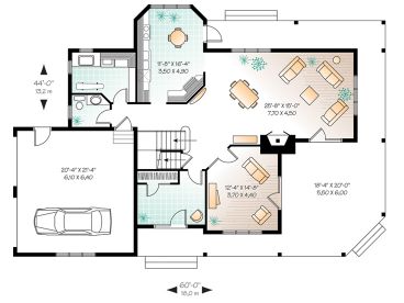 1st Floor Plan, 027H-0150