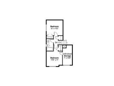 2nd Floor Plan, 051H-0092