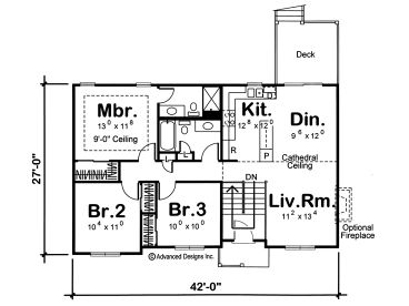 Floor Plan, 050H-0004