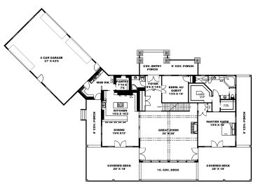 1st Floor Plan, 012H-0325
