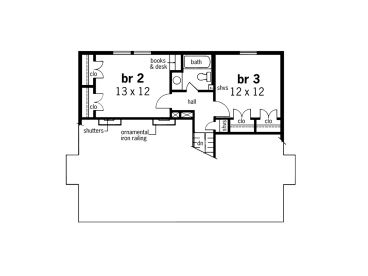 2nd Floor Plan, 021H-0066