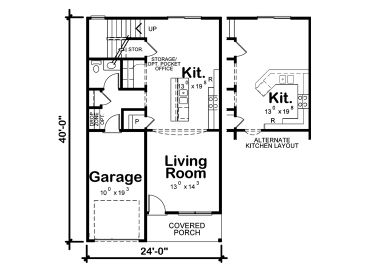 1st Floor Plan, 031H-0241