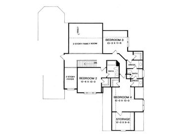 2nd Floor Plan, 019H-0107