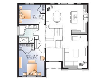 2nd Floor Plan, 027H-0386