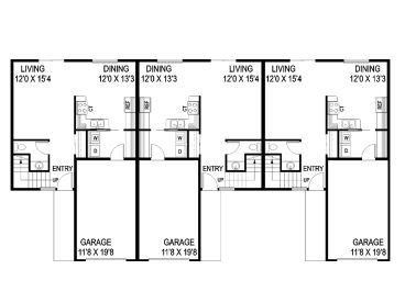 1st Floor Plan, 013M-0020