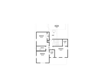 2nd Floor Plan, 006H-0181