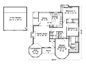 Floor Plan, 054H-0102