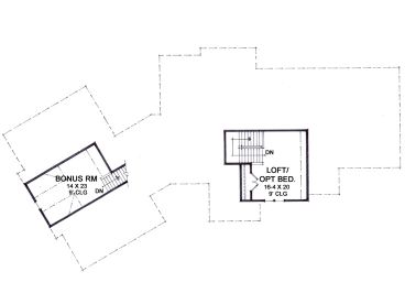 2nd Floor Plan, 023H-0167