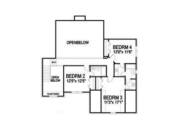 2nd Floor Plan, 007H-0089
