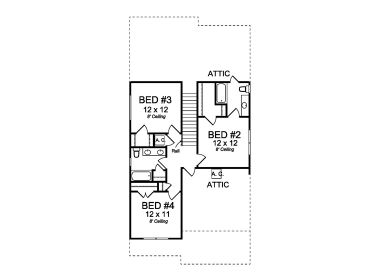 2nd Floor Plan, 059H-0201