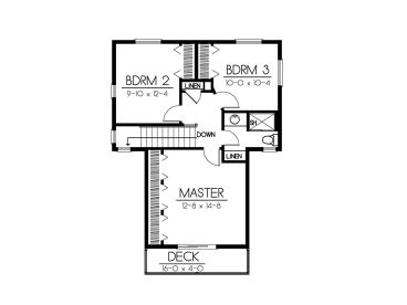 2nd Floor Plan, 026H-0112