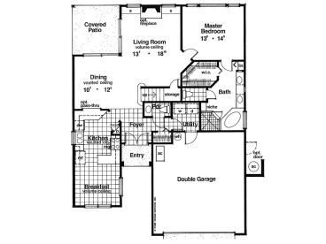 1st Floor Plan, 043H-0059
