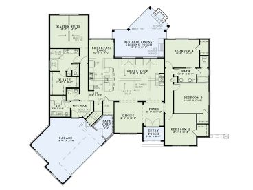1st Floor Plan, 025H-0319