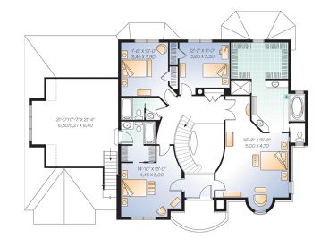 2nd Floor Plan, 027H-0097