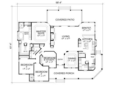 Floor Plan, 036H-0017