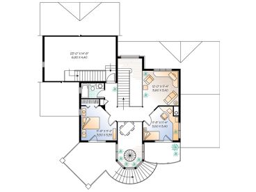 2nd Floor Plan, 027H-0032