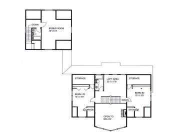 2nd Floor Plan, 012H-0143