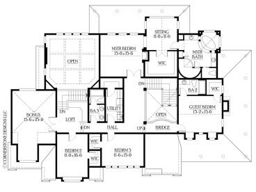 2nd Floor Plan, 035H-0035