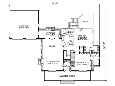 1st Floor Plan, 008H-0018