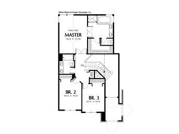 2nd Floor Plan, 034H-0111
