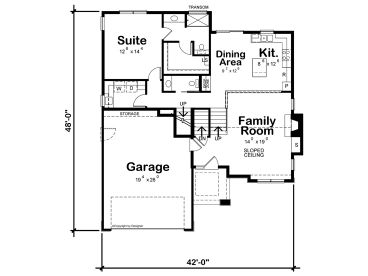 1st Floor Plan, 031H-0522