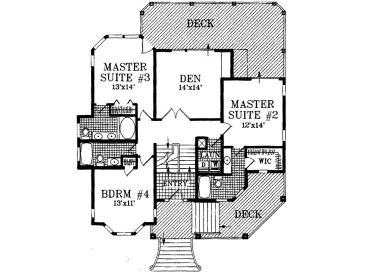 2nd Floor Plan, 041H-0062