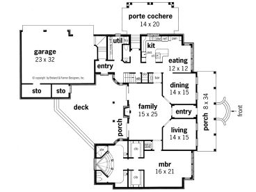 1st Floor Plan, 021H-0189
