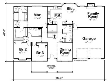 Floor Plan, 031H-0125