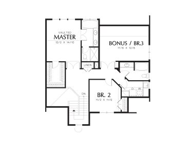 2nd Floor Plan, 034H-0326