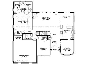 1st Floor Plan, 006H-0087