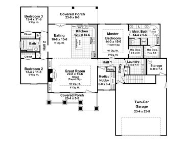 Floor Plan, 001H-0153