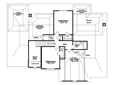 2nd Floor Plan, 006H-0091
