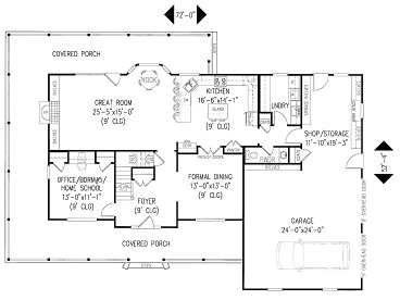 1st Floor Plan, 044H-0037