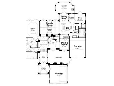 1st Floor Plan, 031H-0238