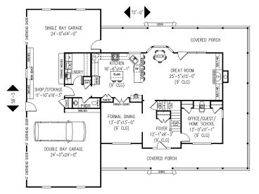 1st Floor Plan, 044H-0038
