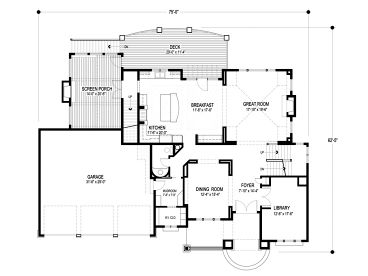 1st Floor Plan, 007H-0139