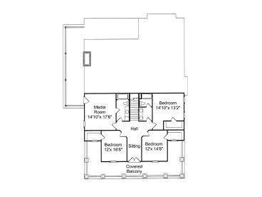 2nd Floor Plan, 017H-0027