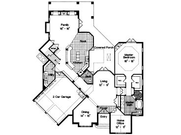 1st Floor Plan, 043H-0195