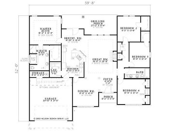 Floor Plan, 025H-0135